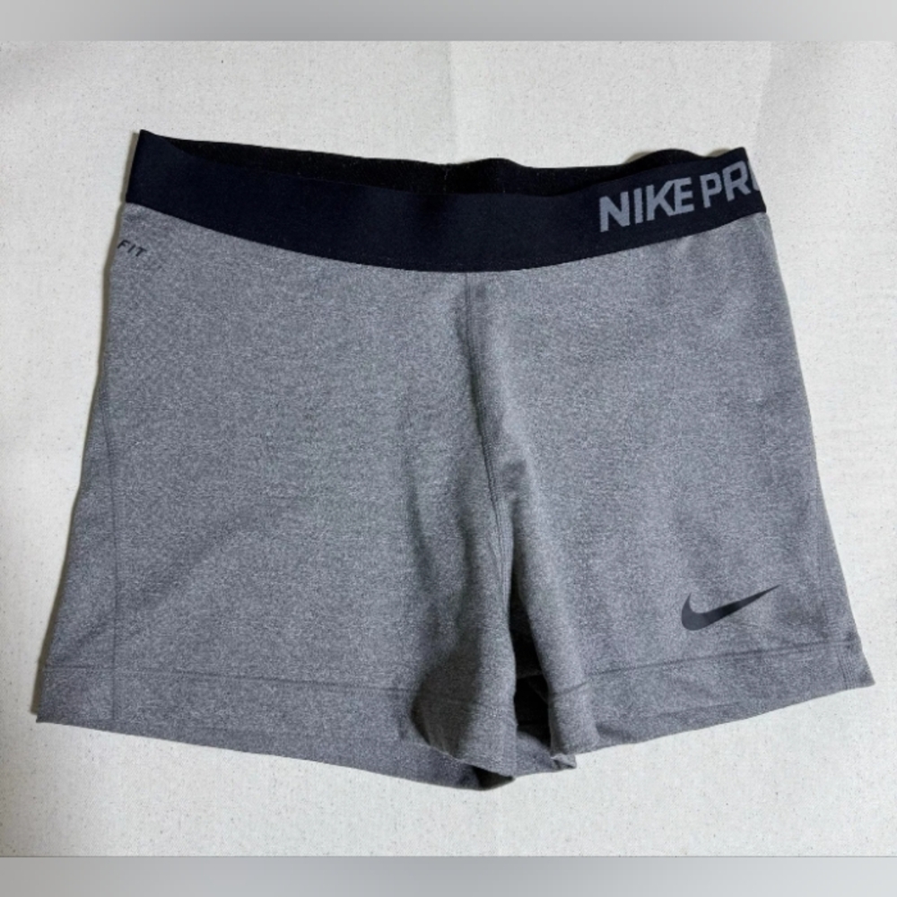 Nike Women's Gray Pro Shorts